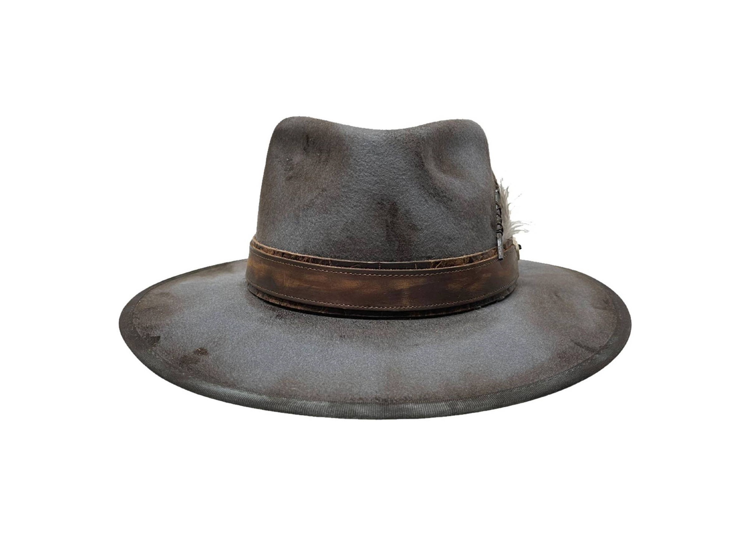 Wool Felt Fedora Hat | THE COW PELT display picture 1