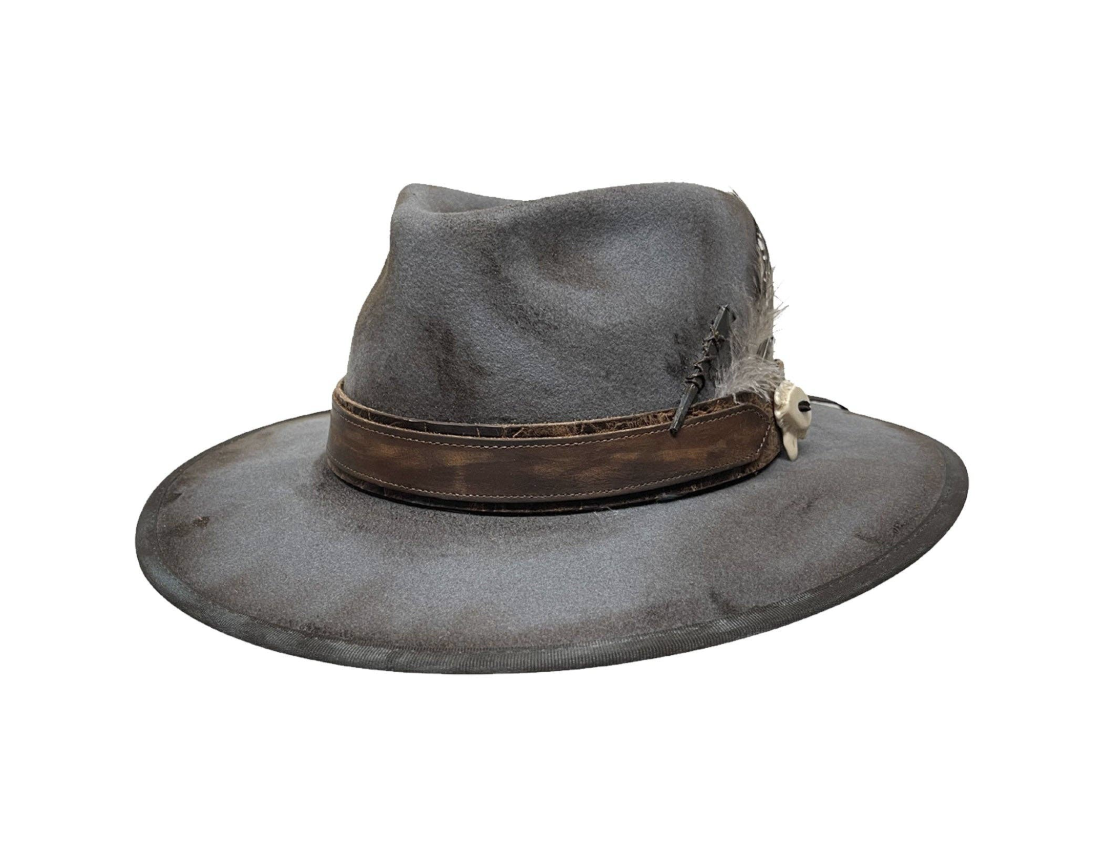 Wool Felt Fedora Hat | THE COW PELT display picture 2